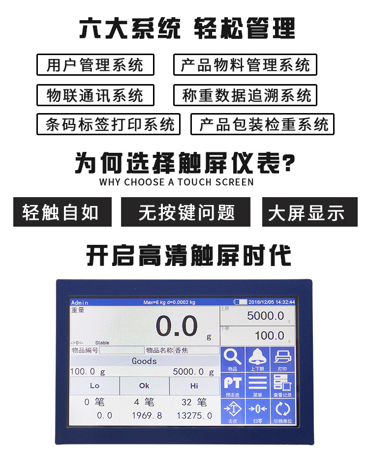 自动扫描储存电子秤