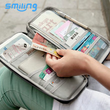 韩版多功能牛津布护照包出差旅行收纳包卡包机票包卡包票夹证件包