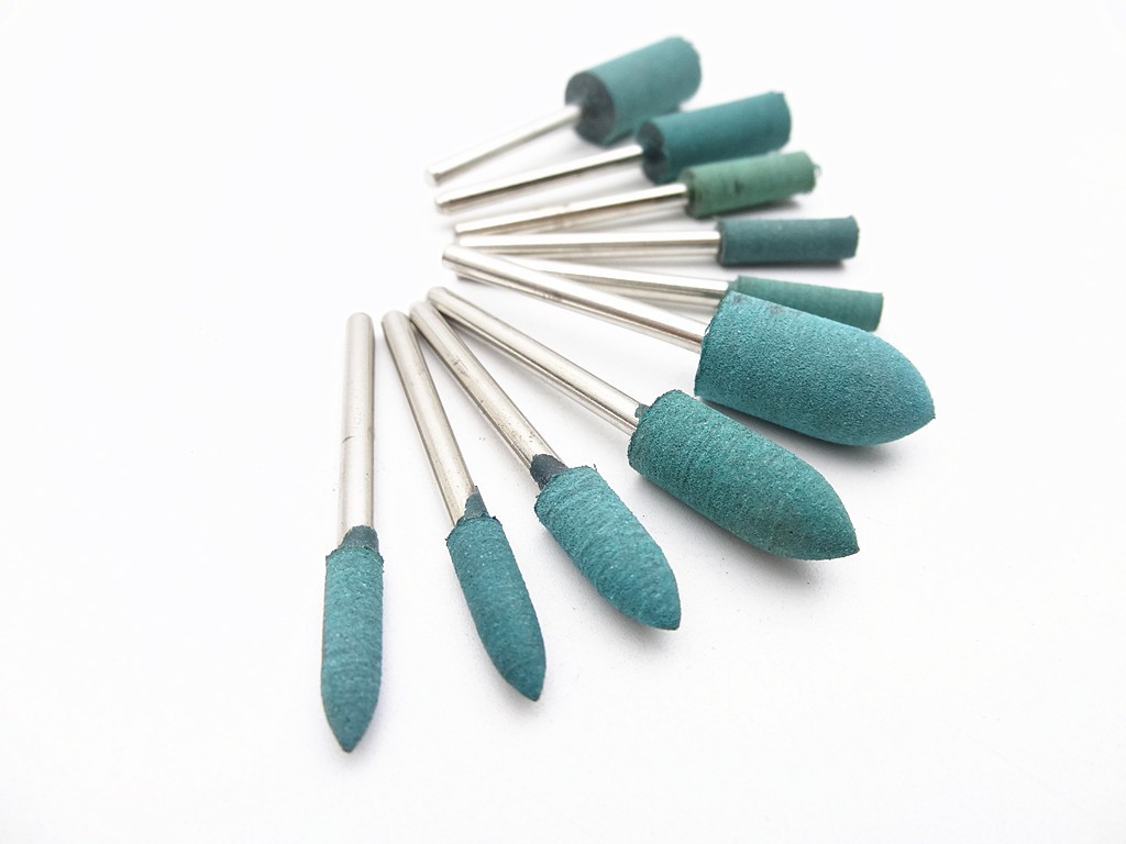 弹性橡胶磨头玉石模具抛光磨头金属打磨弹性海绵砂轮镜面抛光工具