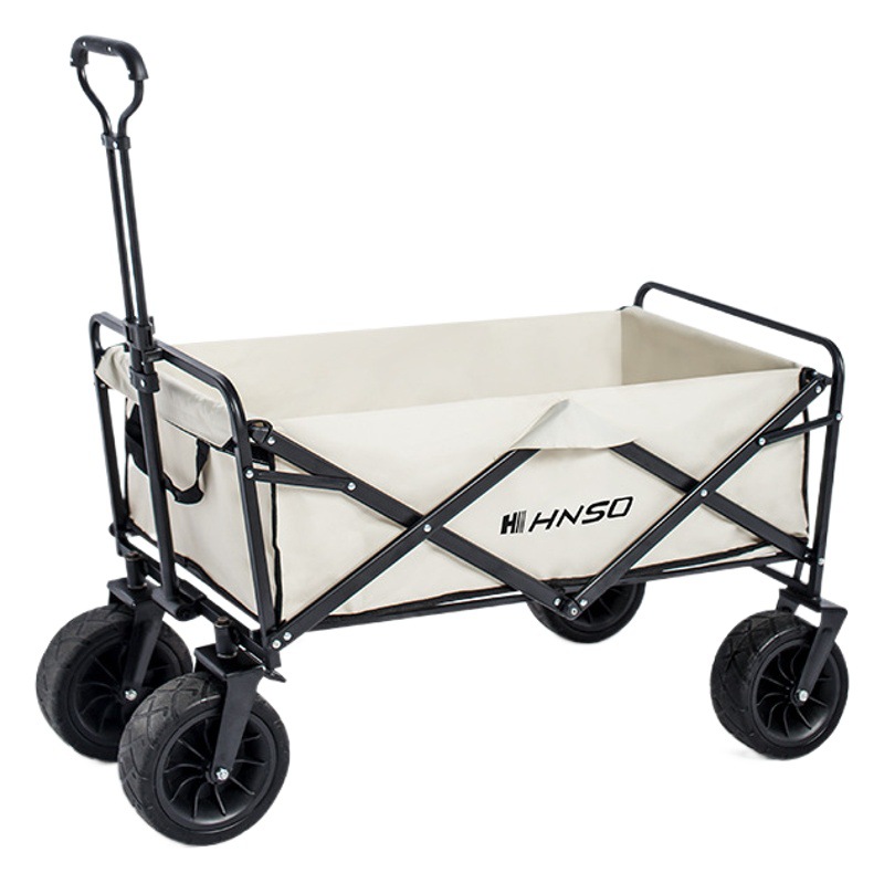 Outdoor Foldable Camp Car Camping Car Trolley Picnic Car Portable Outing Camping Hand Pull Rod Car Trailer