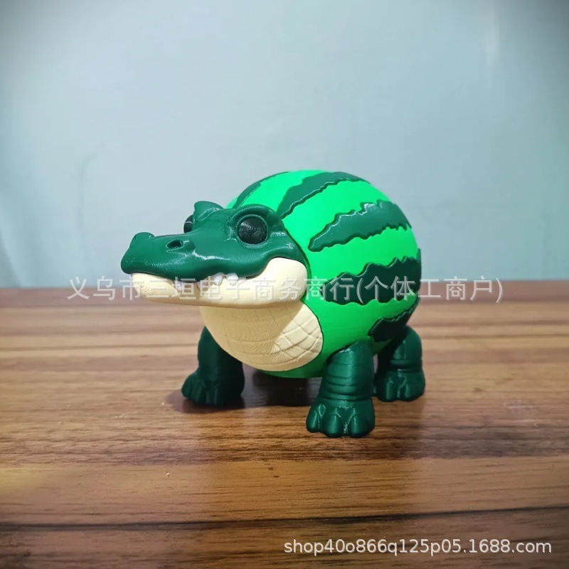 国境を越えた新製品スイカズラ クロコダイル 山海経 スイカズラ クロコダイル オーナメント 可動関節玩具|undefined