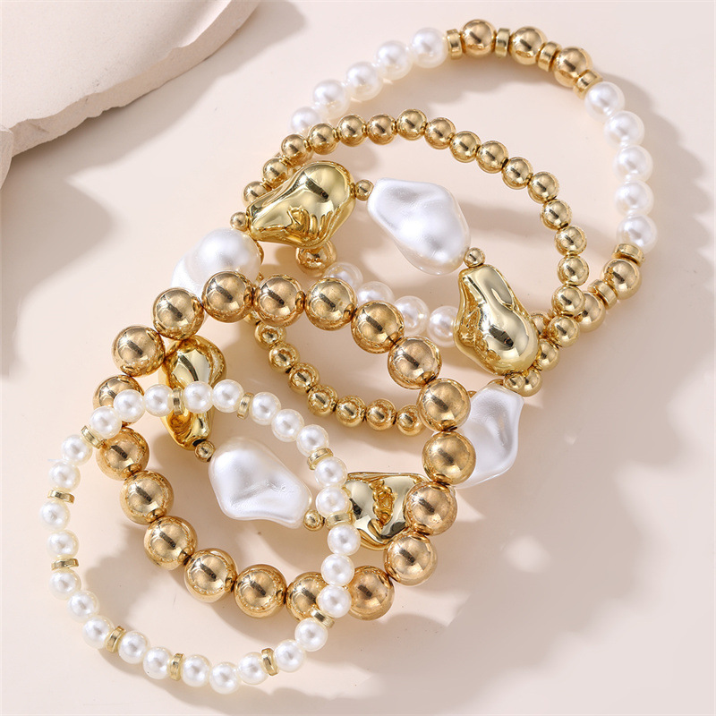Modisches Perlenarmband Mit Muschel Elementen Für Damen_voghion.com