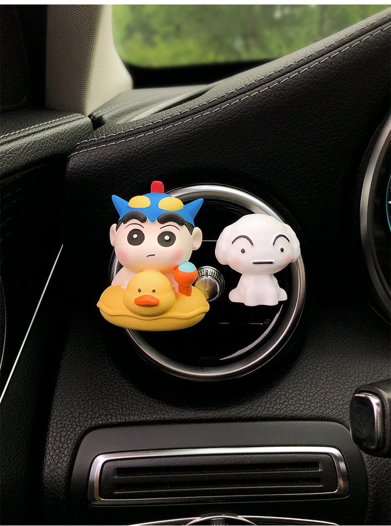 Cute auspicious small new car aromatherapy car air outlet decoration products expansion incense stone car accessories ornaments wholesale