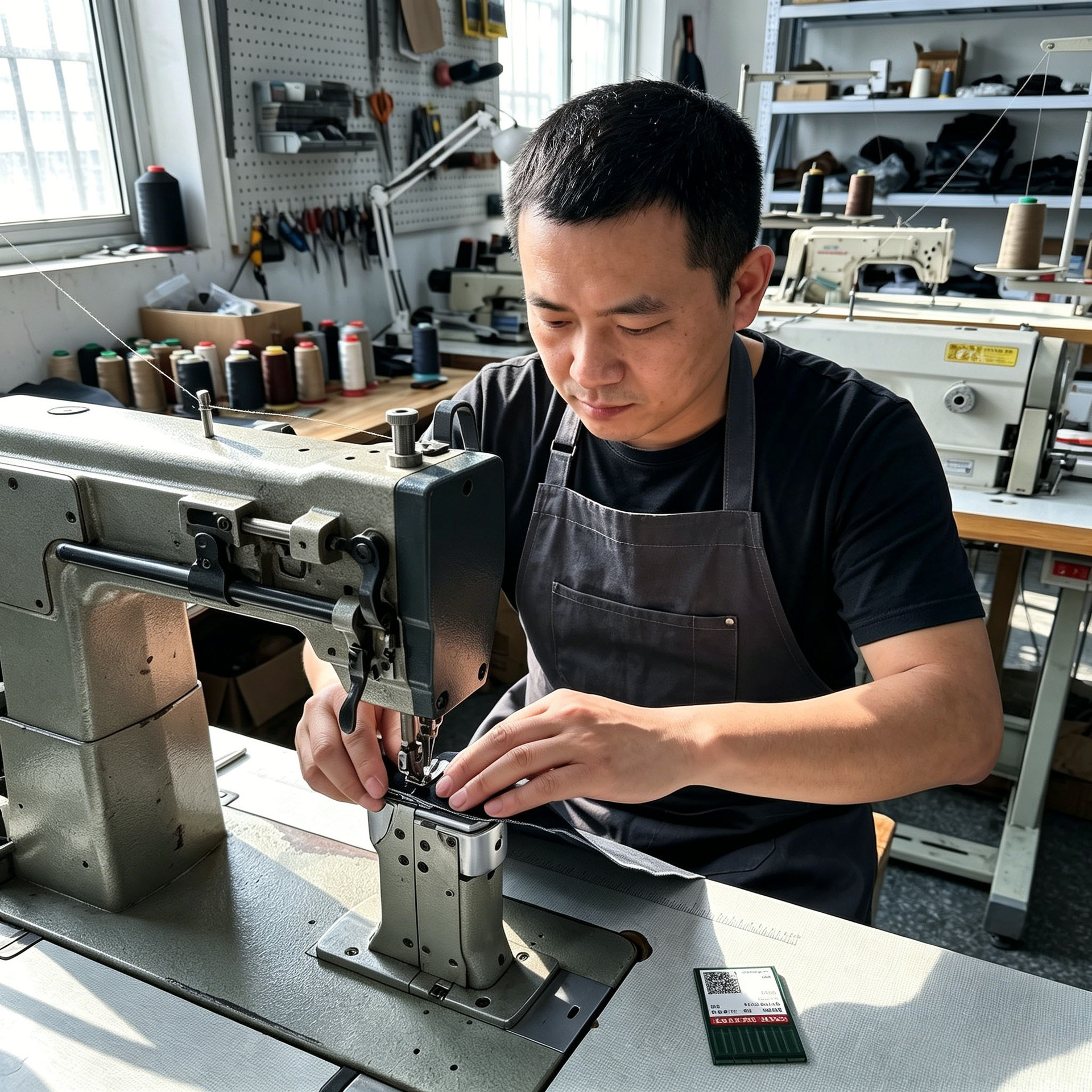 Alemania Groz DB × 1 máquina de cromado aguja de plata computadora máquina de coser plana accesorios de máquina de coser industriales al por mayor