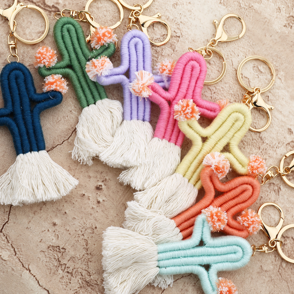 25g Weight Bag Pendant, Keychain Classification 1 Piece Quantity Daily Occasion Alloy Material Cactus Pattern Cute Style 1 Piece Cute Cactus Alloy Bag Pendant Keychain 7