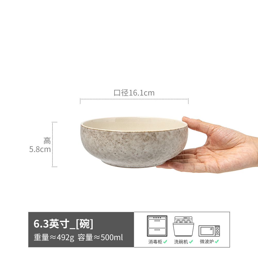 Tacos de fideos caseros de cerámica retro creativos Tacos de ensalada de estilo japonés Tacos de cubiertos Tacos de verduras Tacos de fideos Tacos de sopa