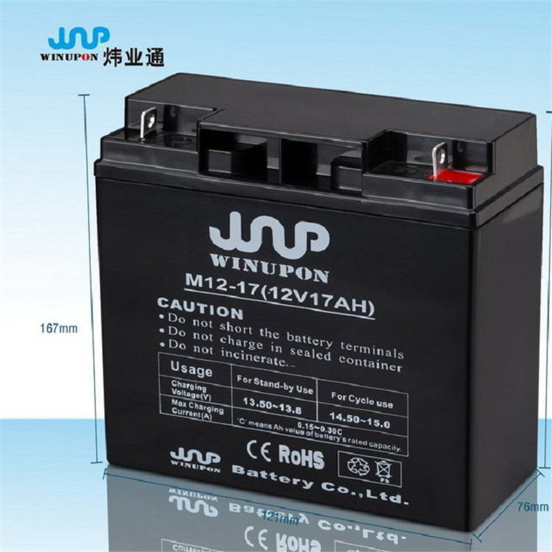 炜业通阀控式密封铅酸蓄电池M12-17 12V17AH免维护