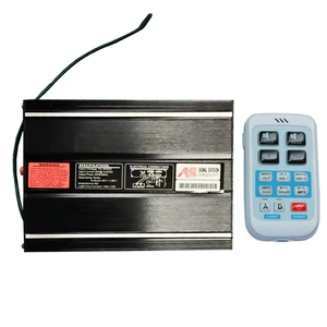300W Car Wireless Remote Control Siren Horn Loudspeaker 12V Alarm High-Pitched Speaker AS7200G