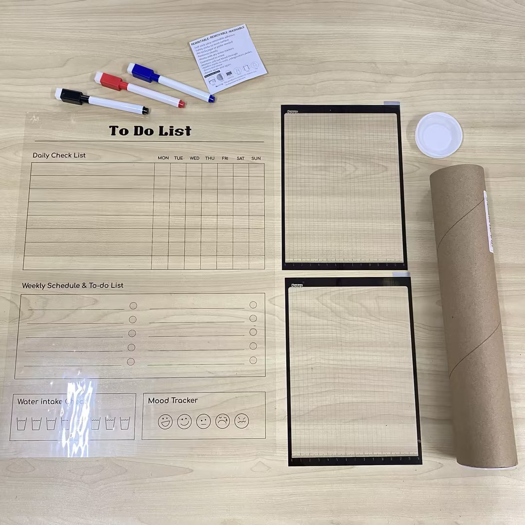 Transparent Writable Planner Set Image 6