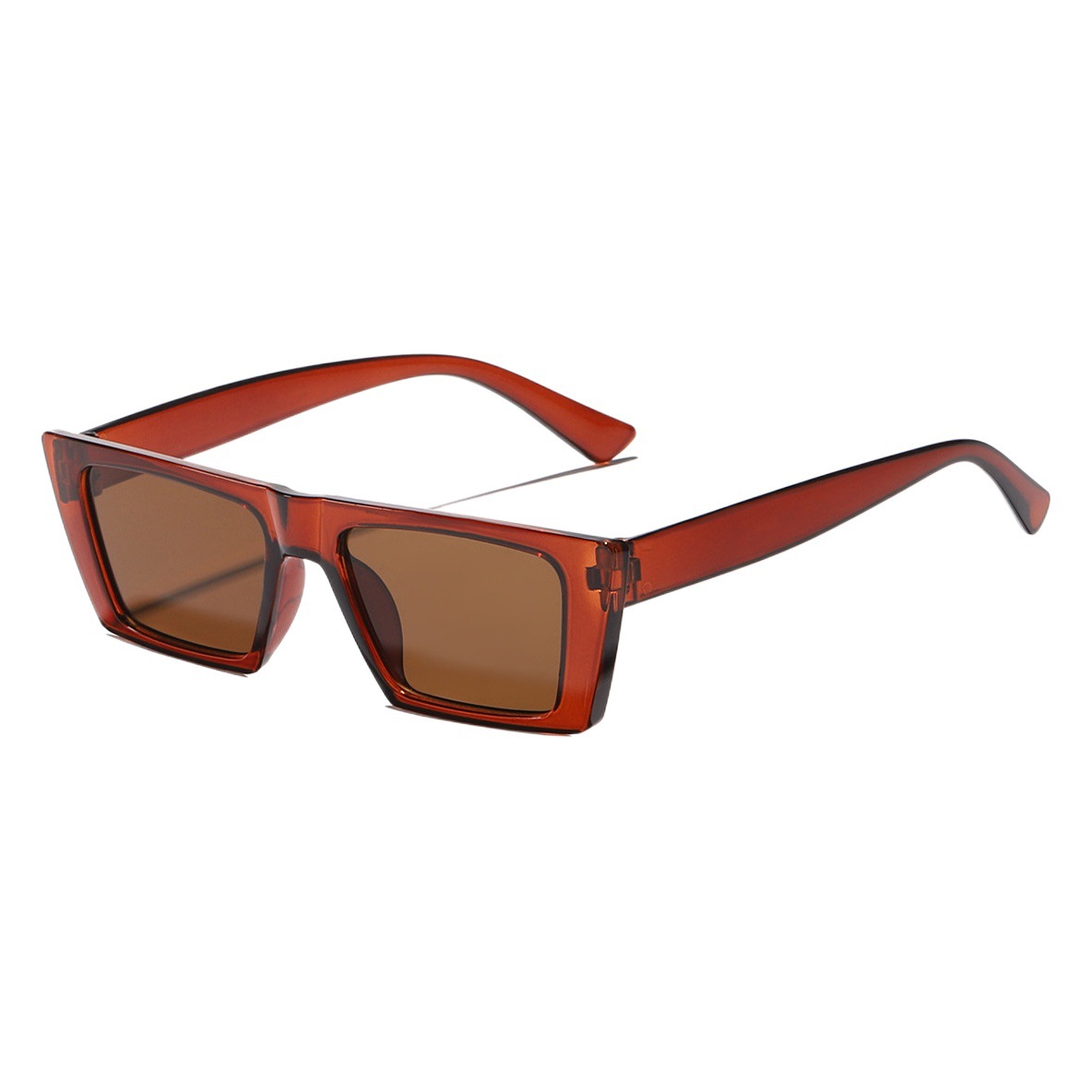 2022 nuevo transfronterizo europeo y americano cuadrado gran marco moda gafas de sol Street shot gafas de sol hombres y mujeres 97117
