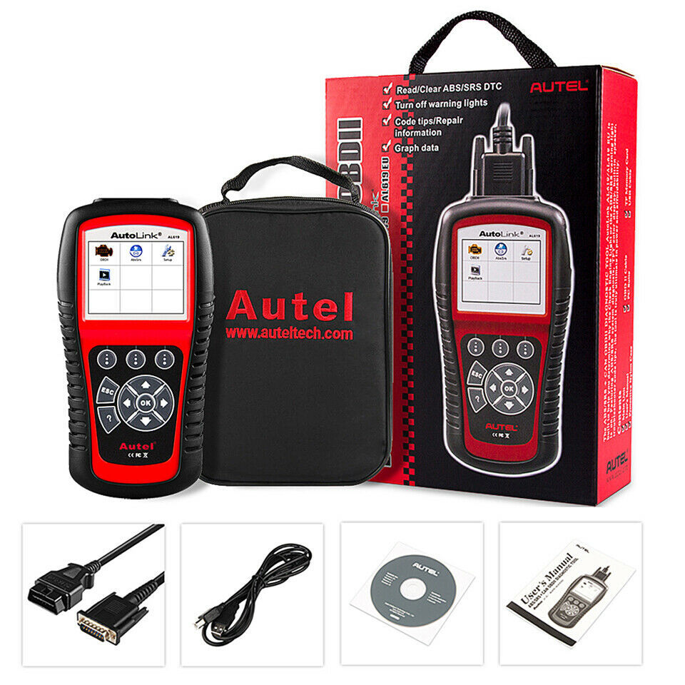 跨境热销 Autel AutoLink AL519 OBD2 Scanner 道通正版在线升级