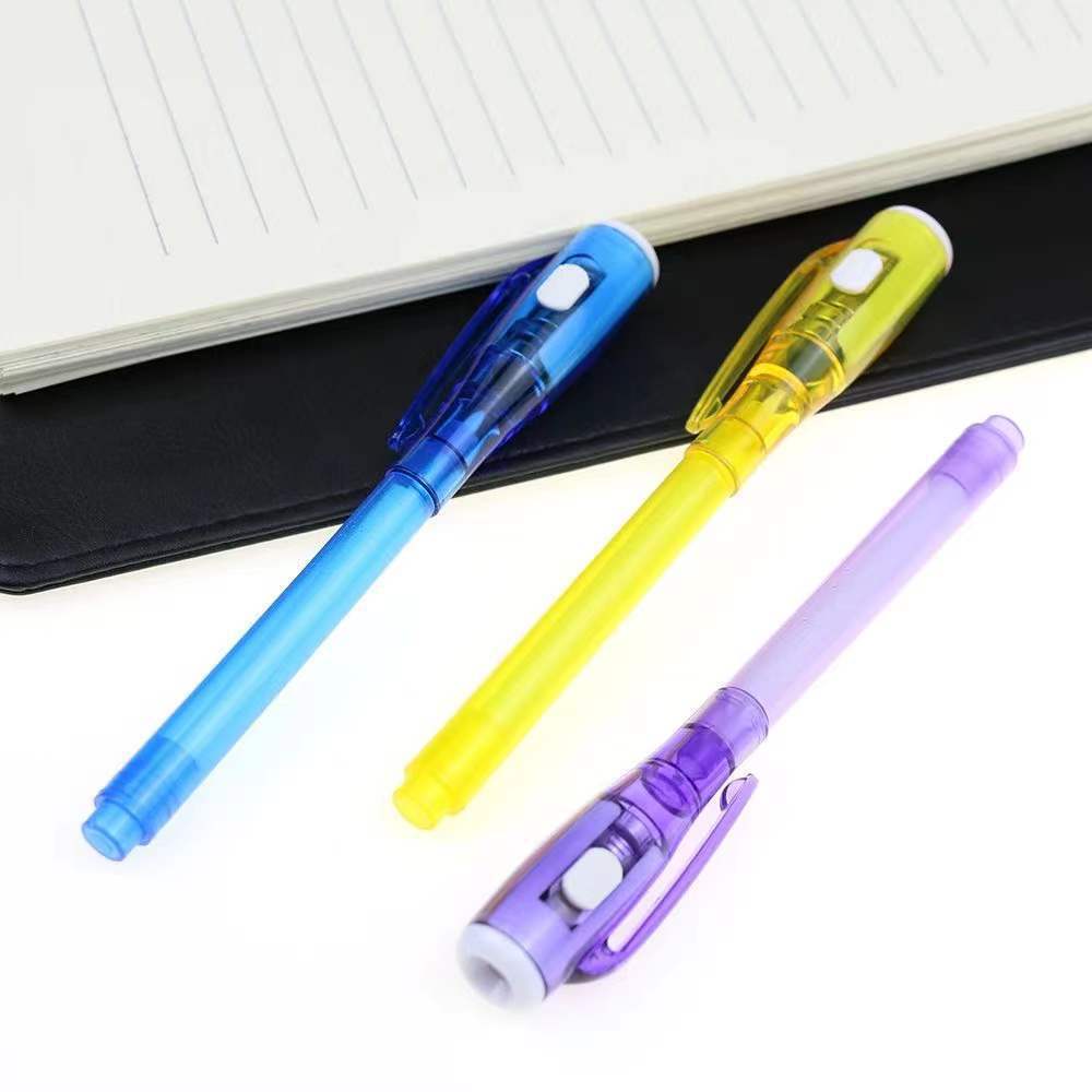 Multifuncional inspección de billetes publicitaria ultravioleta UV invisible lápiz fluorescente inkolor lápiz marcador