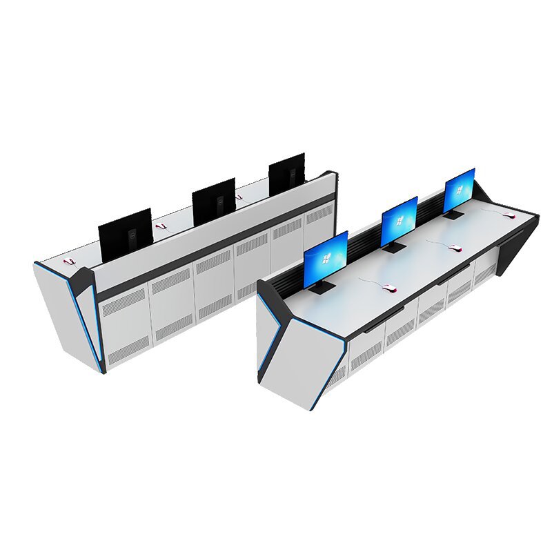 Specialized in the Production of Command Center Consoles, Monitoring Operation Desks, Straight-Line and Curved Security Dispatching Desks, Manufacturer Wholesale