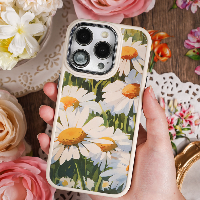 Flor de corazón transparente pegatinas impermeables para mascotas diy diario pegatinas transfronterizas retro estampado pegatinas de flores y plantas