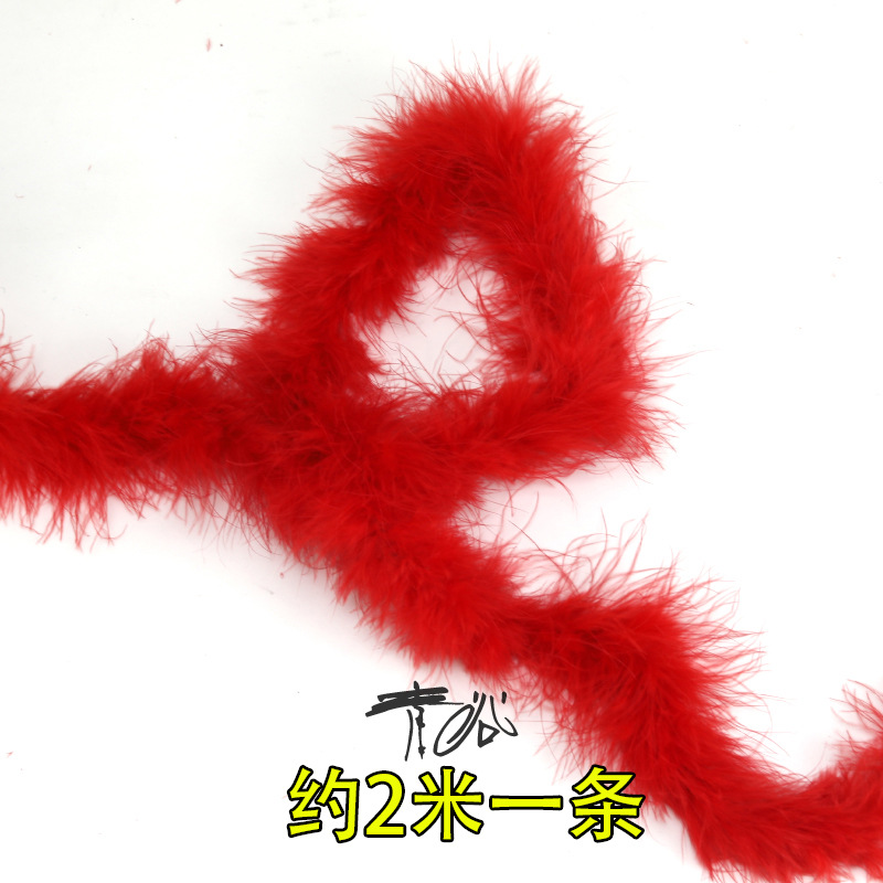 Fábrica directa pequeña serie de plumas rojas DIY accesorios accesorios de artesanía ropa accesorios escenario plumas