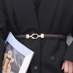 Women's trendy versatile decorative dress suit adjustable belt female buckle waist small belt wholesale