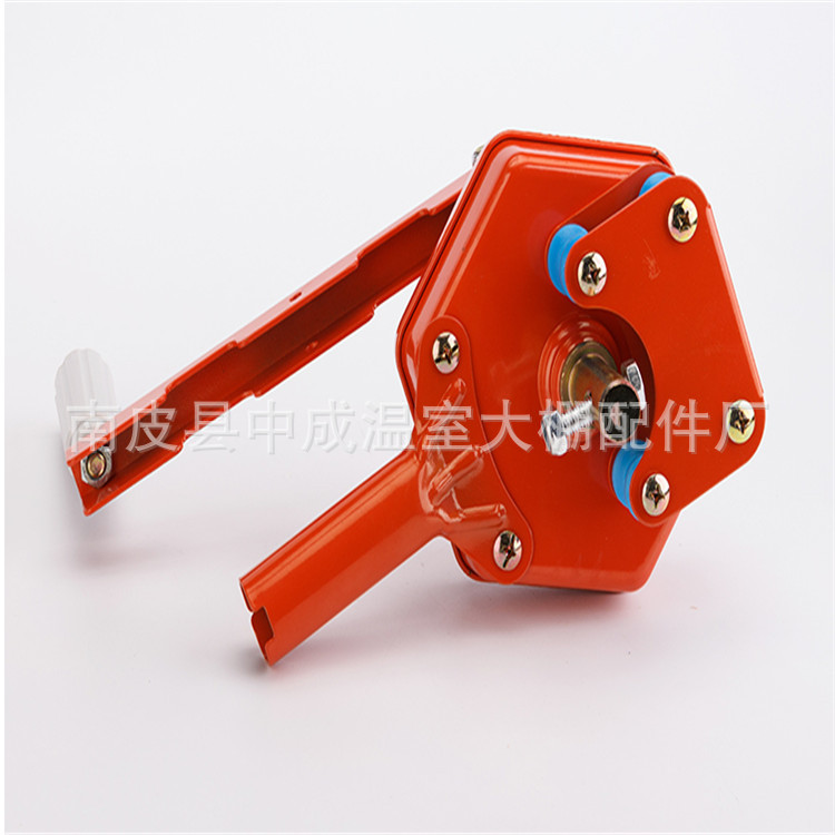 厂家批发大棚卷膜器通风手动韩式侧卷卷膜机园艺工具