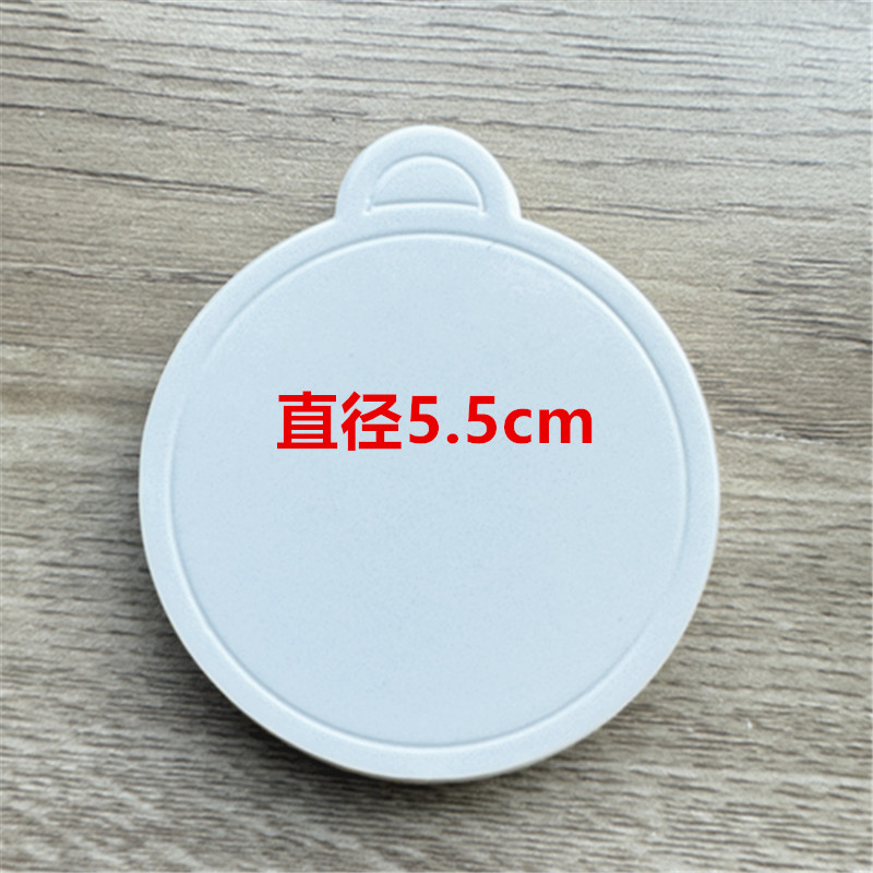 Mini cartón blanco de 100 hojas de diámetro 5.5cm - 100