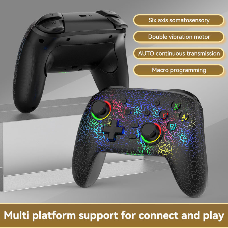 Interruptor Bluetooth GamePad interruptor Pro de seis ejes de vibración inalámbrica grieta manejar teléfono móvil Android conexión directa