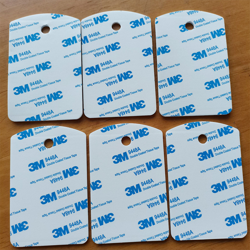 厂家现货EVA双面背胶垫模切自粘白色泡棉无痕挂钩双面胶