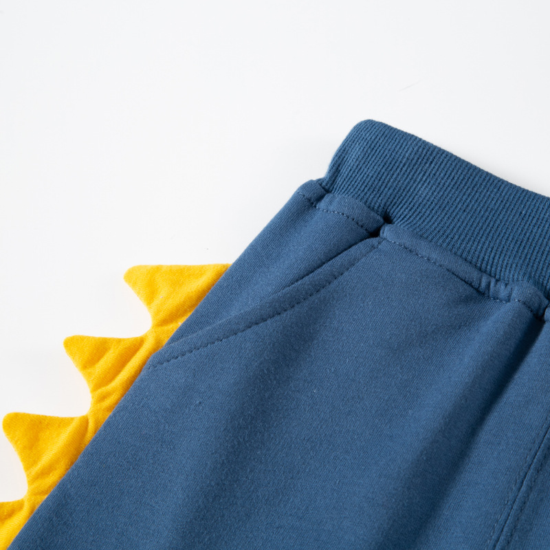 2024 Verano nuevos niños de dibujos animados Pantalones cortos tridimensionales excavadora bordados punto quinto pantalones de una sola pieza entrega