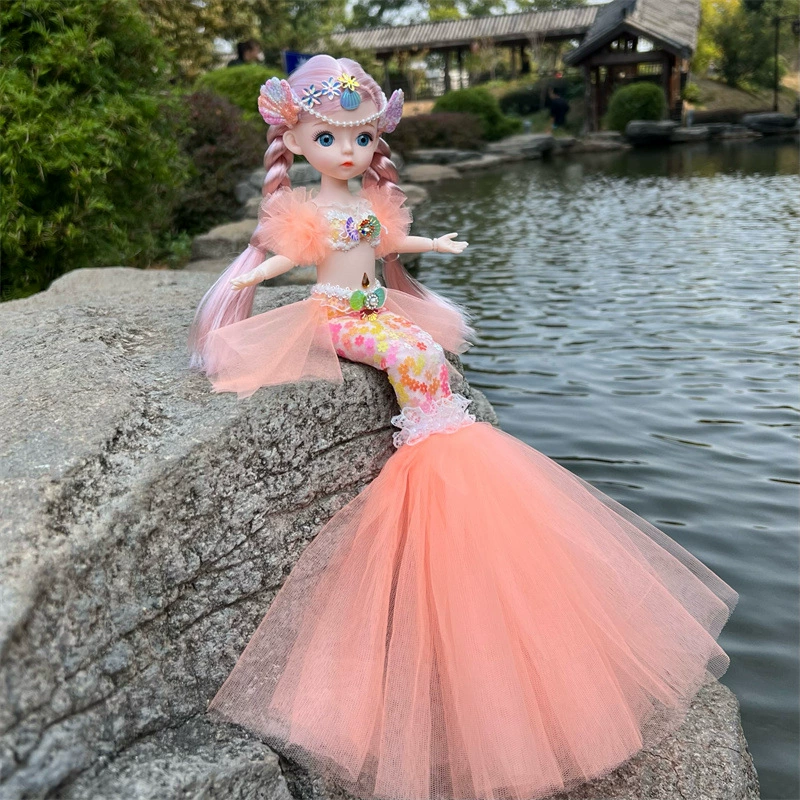 Doll, children's toy, 12 inch, mermaid, Birthday gift