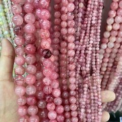 Persian Jade Seven-Color Green Jade Green Bead Manufacturer's Direct Sale Live Stream Supply Live Room Soft Hand Bracelet