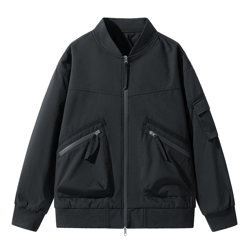 Chaqueta de piloto de hombre primavera y otoño tendencia suelta chaqueta de hombre chaqueta de béisbol de estilo americano
