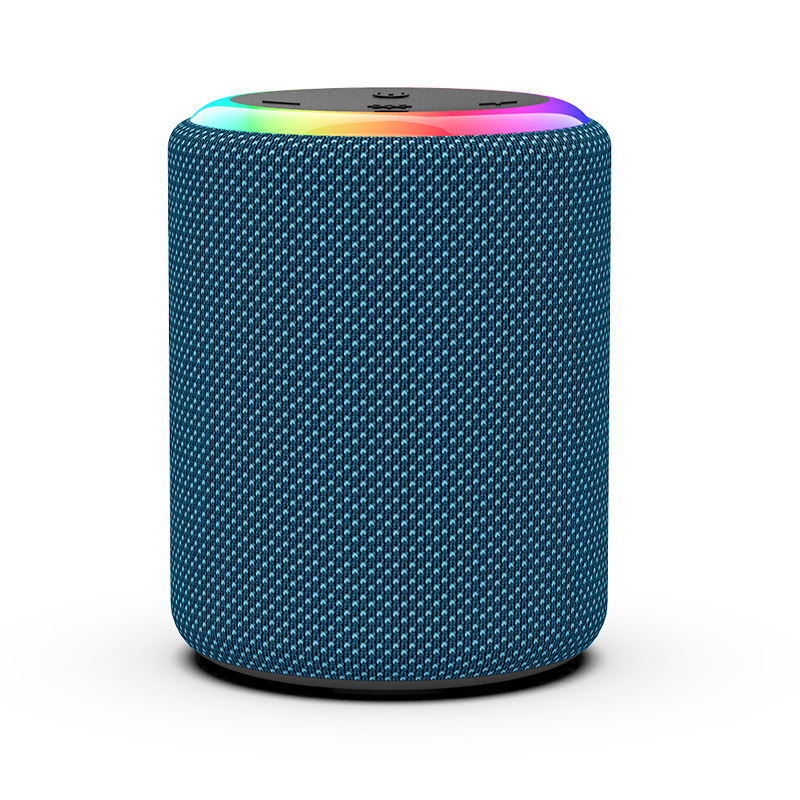 国境を越えた屋外防水bluetoothスピーカー円柱小型鋼砲自慢のミニスピーカー携帯型布芸音響卸売り|undefined