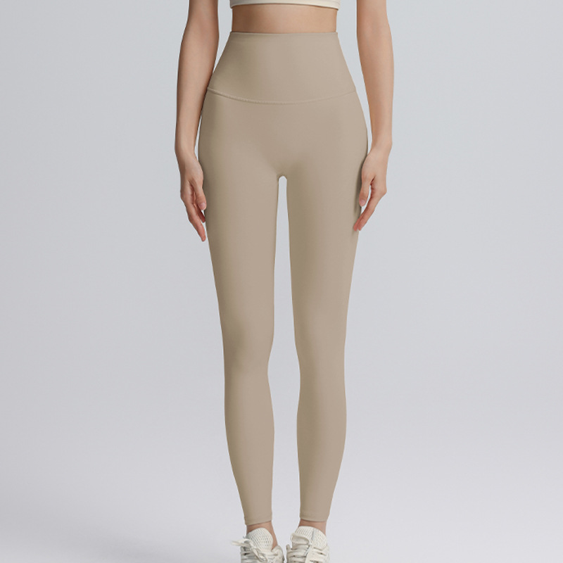 Yoga alo, los mismos pantalones deportivos de tiburón, pantalones para mujeres, pantalones de cintura alta, ejercicios deportivos, pantalones deportivos de nueve puntos