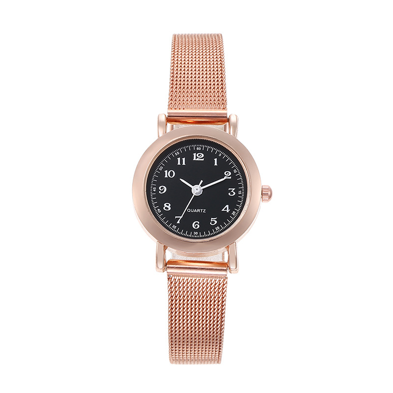 New Women's Knitted Strap Small Dial Casual Fashion Quartz Watch Middle School Student Simple Watch Dropshipping