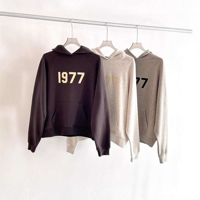 Ceiling Quality Fearofgod Multi-Thread Essentials Flocking 1977 Printed Fog Hooded Sweatshirt Suit