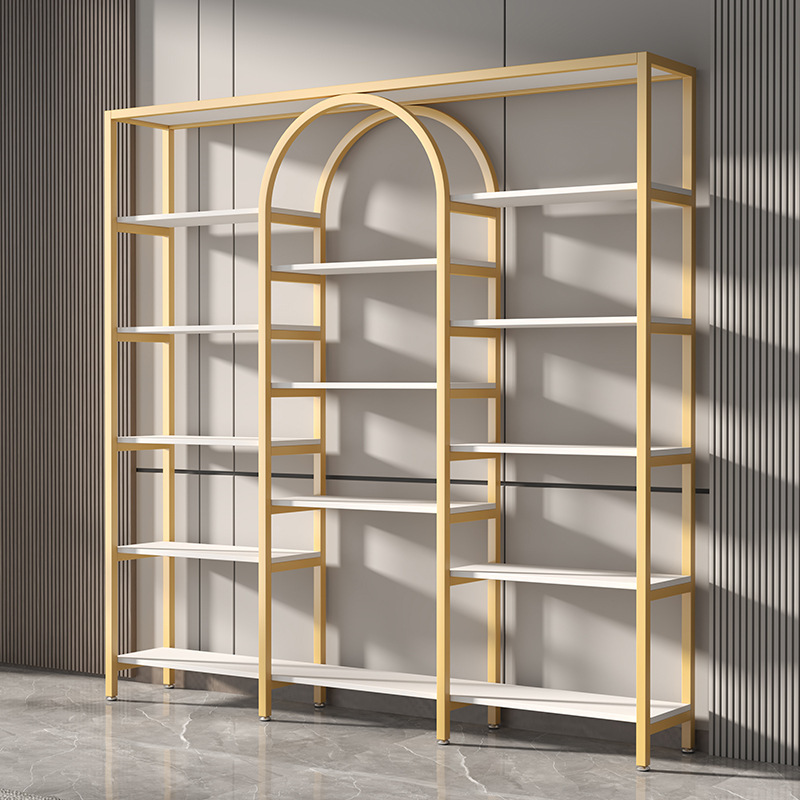 化妆品展示架轻奢美容院展示柜鞋架包包多层置物架样品货架陈列架