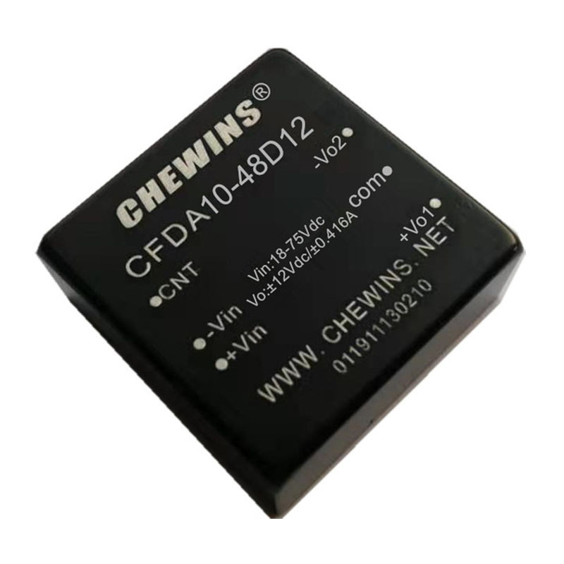DC-DC电源模块18-75V输入48V转正负12V 10W双路输出CFDA10-48D12