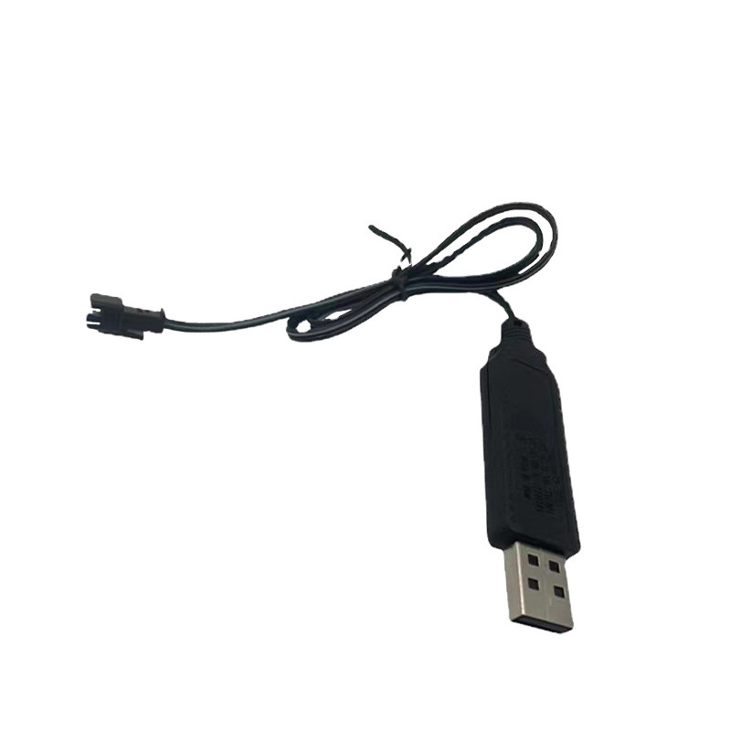 3.7vリチウム電池の充電線のUSBSM-2Pの接続口は消灯の表示のおもちゃのリモコンの車の充電線の卸売りを満たします。|undefined