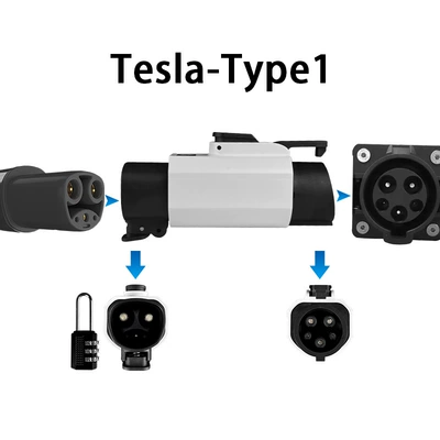 EV şarj adapterləri Pile to US Standard