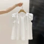 宽松少女飞袖蕾丝娃娃衫