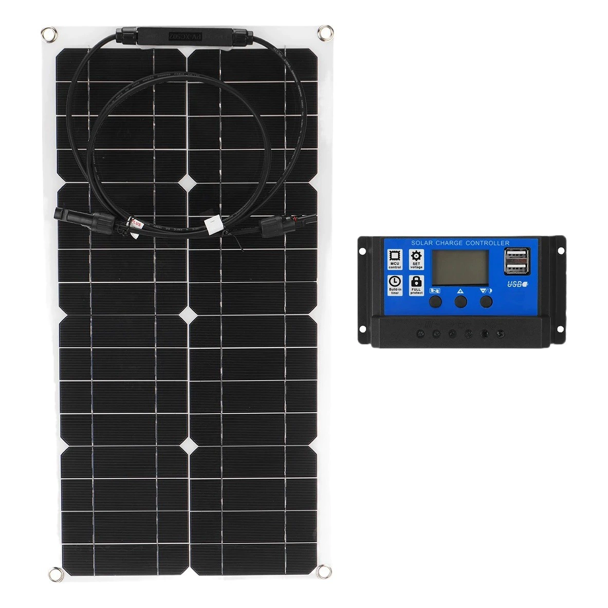 Трансграничное Специально для солнечной панели Flexible Solar Panel 25W Battery Charger Kit