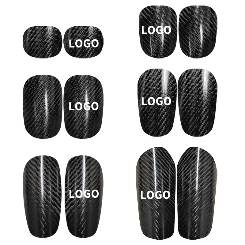 Cross-Border Professional Competition Football Shin Guards Carbon Fiber Football Shin Guards Children's Ultra-Light Mini Football Shin Guards