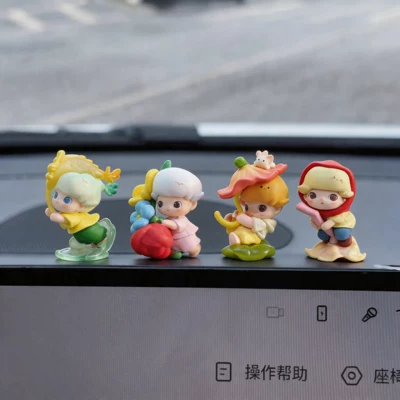 Dimoo's Instant Adventure Car Ornament - Cute Cartoon Decoration for Car Screen and Center Console