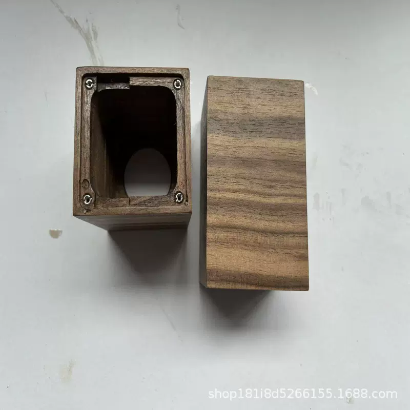 定制床头多种灯光氛围实木灯体黑胡桃底座上木蜡油