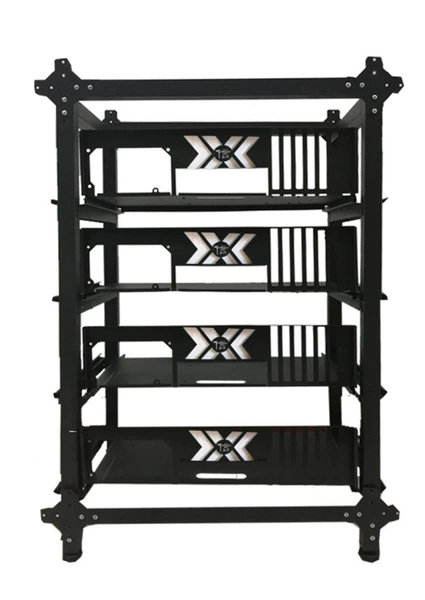 One row of 4-position two-way rack (rack + pallet)