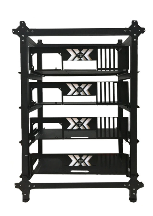 Open rack itx equipment dual-way chassis studio rack switching game room