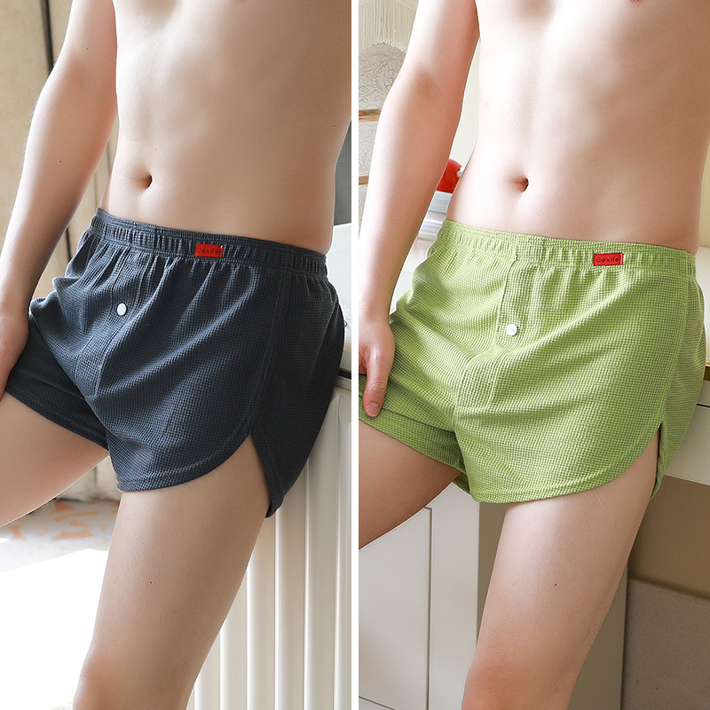 Pantalones cortos de hombre, pantalones de ángulo plano de hombre, pantalones antibacterianos de alta calidad de hombre, pantalones deportivas de cuatro ángulos de hombre, pantalones de arro
