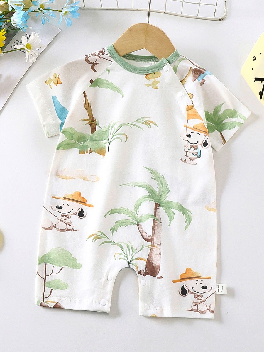 Summer children's cotton cartoon thin short pijama