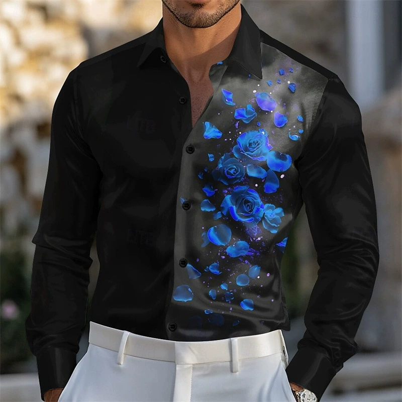 Spring shirt for leisure, 3D
