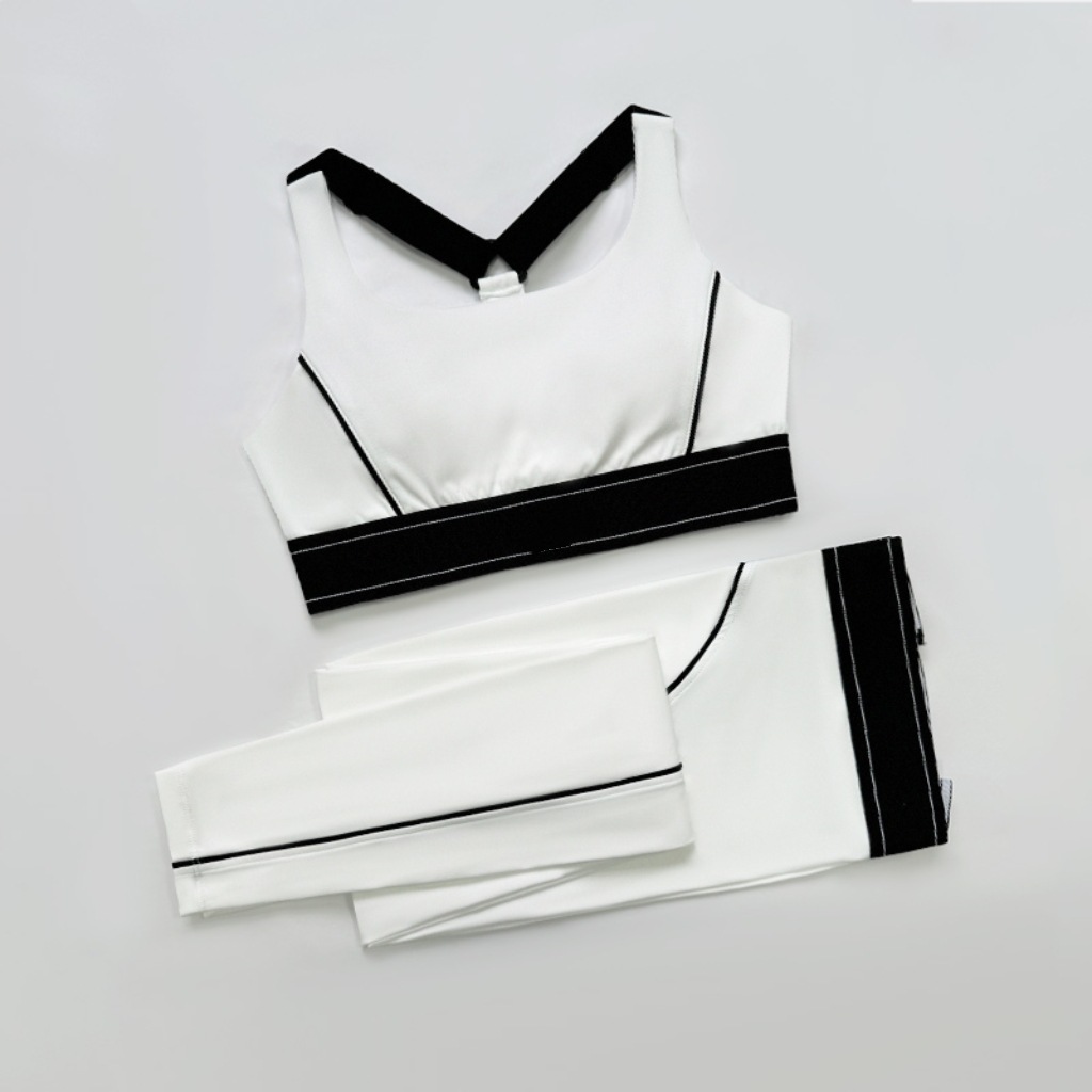 Yoga Clothing Set for Women 2025, Adjustable Anti-Shock Pilates Sports Bra, Fitness Clothing Two-Piece Set, Breathable and Lightweight