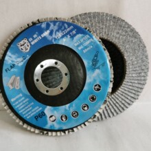 不锈钢专用片抛光片百叶片抛光纱布轮125X22  60目弹性磨盘角磨机