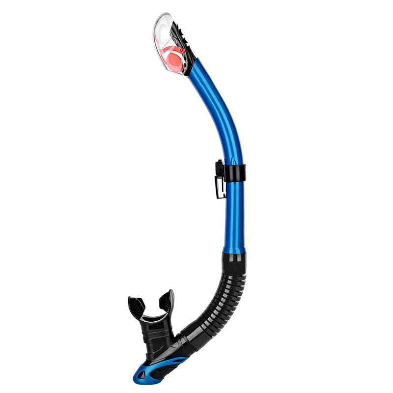 Nuevo tubo de respiración de buceo natación ventilación tubo de respiración seco completo equipo de snorkel tubo de respiración de entrenamiento de buceo