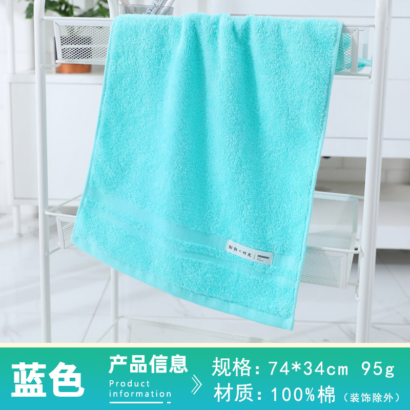 JELIA toallas de algodón puro engrosado no pierde cabello toallas de absorción antibacterianas para adultos algodón al por mayor logo bordado